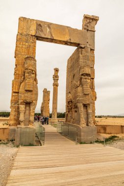 Iran İslam Cumhuriyeti, Shiraz. Persepolis, Parsa. Ahameniş İmparatorluğu ca. 550330 M.ö. Ahameniş tarzı mimarisinin tören başkenti. UNESCO Dünya Miras Listesi.