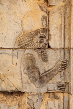Iran İslam Cumhuriyeti, Shiraz. Persepolis, Parsa. Ahameniş İmparatorluğu ca. 550330 M.ö. Ahameniş tarzı mimarisinin tören başkenti. UNESCO Dünya Miras Listesi.