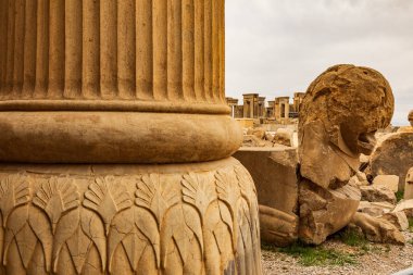 Iran İslam Cumhuriyeti, Shiraz. Persepolis, Parsa. Ahameniş İmparatorluğu ca. 550330 M.ö. Ahameniş tarzı mimarisinin tören başkenti. UNESCO Dünya Miras Listesi.