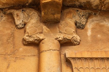 Iran İslam Cumhuriyeti, Shiraz. Persepolis, Parsa. Ahameniş İmparatorluğu ca. 550330 M.ö. Ahameniş tarzı mimarisinin tören başkenti. UNESCO Dünya Miras Listesi.