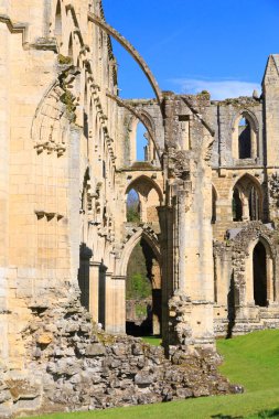 North Yorkshire, İngiltere'de Vilsın. 13 c. manastır kalıntıları Vilsın Abbey.