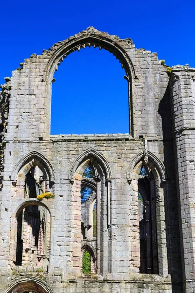 Ripon North Yorkshire Engeland Fountains Abbey Studley Royal Unesco World — Stockfoto