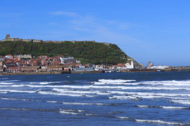 İngiltere'de, North Yorkshire, Kuzey Karadeniz kıyısında, Scarborough