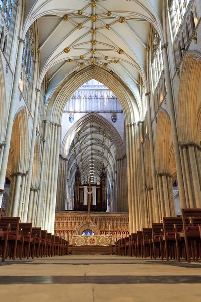 England Yorkshire York Die Gotische Kathedrale Englischen Stil Und Die — Stockfoto