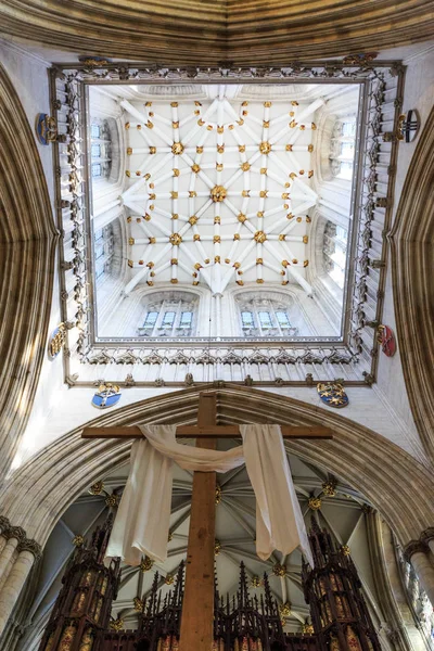 Inglaterra Yorkshire York Catedral Estilo Gótico Inglês Igreja Metropolítica São — Fotografia de Stock