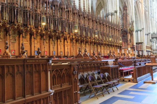 Inglaterra Yorkshire York English Gothic Style Cathedral Metropolitical Church Saint — Foto de Stock