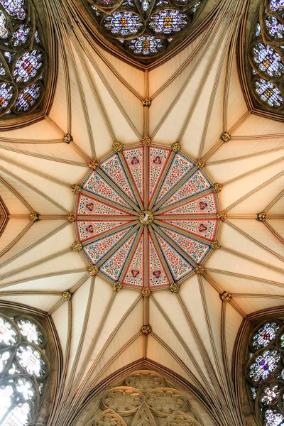 England Yorkshire York English Gothic Style Cathedral Metropolitical Church Saint — Stock Photo, Image