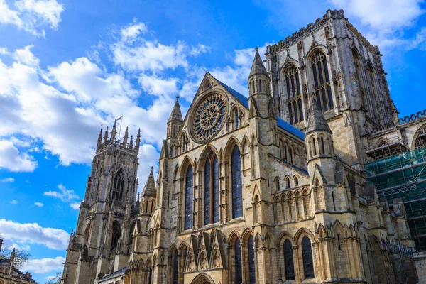 Anglie Yorkshire York Anglický Gotické Katedrály Metropolitical Kostel Svatého Petra — Stock fotografie