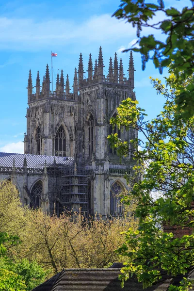 Anglie Yorkshire York Anglický Gotické Katedrály Metropolitical Kostel Svatého Petra — Stock fotografie