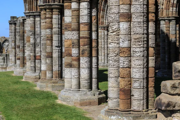 England North Yorkshire Whitby Ruins Benedictine Monastery Whitby Abbey — Stock Photo, Image