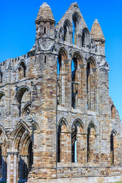 Whitby North Yorkshire Anglia Bencés Kolostor Whitby Abbey Romjai — Stock Fotó