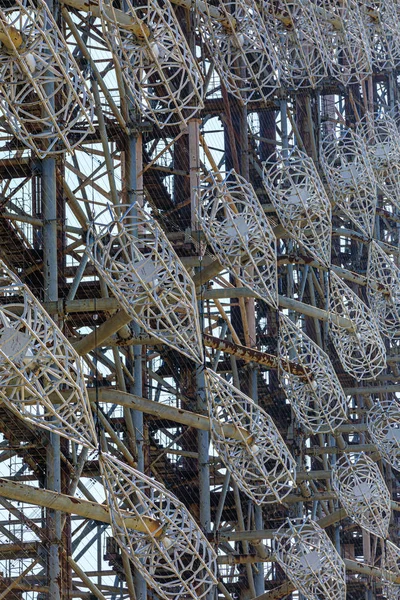 Eastern Europe Ukraine Pripyat Chernobyl Duga Radar Array — Stock Photo, Image