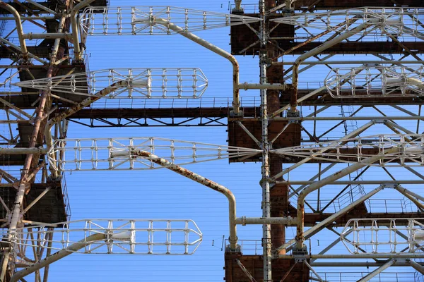 Eastern Europe Ukraine Pripyat Chernobyl Duga Radar Array — Stock Photo, Image