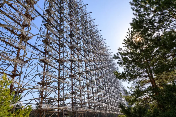 Eastern Europe Ukraine Pripyat Chernobyl Duga Radar Array — Stock Photo, Image