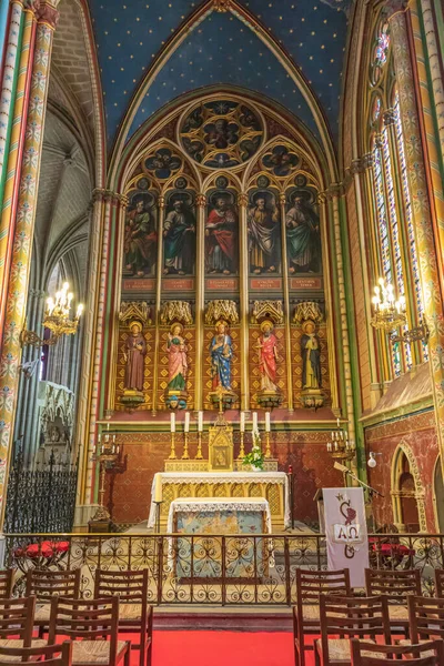 Europe France Haute Vienne Limoges Sept 2019 Altar Cathedral Limoges — Stock Photo, Image