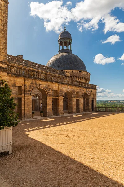 Europa Frankreich Dordogne Hautefort September 2019 Schloss Hautefort Chateau Hautfort — Stockfoto