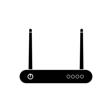 Wifi Router simge logo vektörü