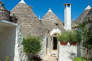 Puglia Alberobello 'da gizemli Trulli.