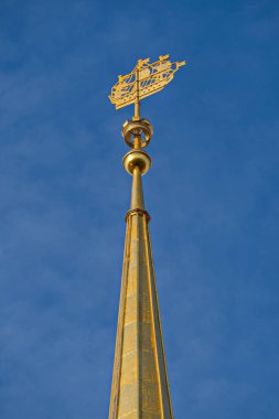 Admiralty iğne. St. Petersburg'da bina Admiralty taçlandıran spire,.