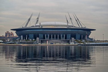 Dünya Kupası 2018 Zenit arena ev sahipliği yaptı yeni stadyum. St. Petersburg modern binalar.