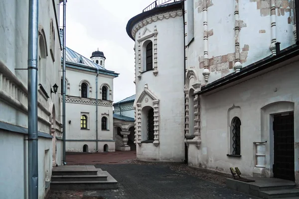 Architecture Ancient Slavic Style Feodorovsky Cathedral Petersburg — Stock Photo, Image