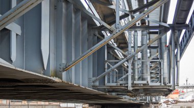 St. Petersburg metal yapılar şiir. Kaldırım Amerikan köprüler görünümü