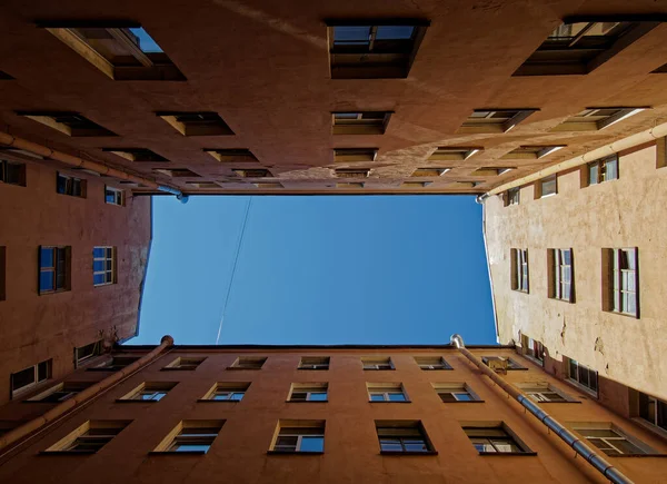 Courtyards Wells One Characteristic Features City Heart Old Saint Petersburg — Stock Photo, Image