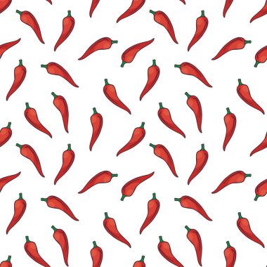 Doodle tarzı taze sebze görüntü ile renkli seamless modeli. Vektör arka plan.