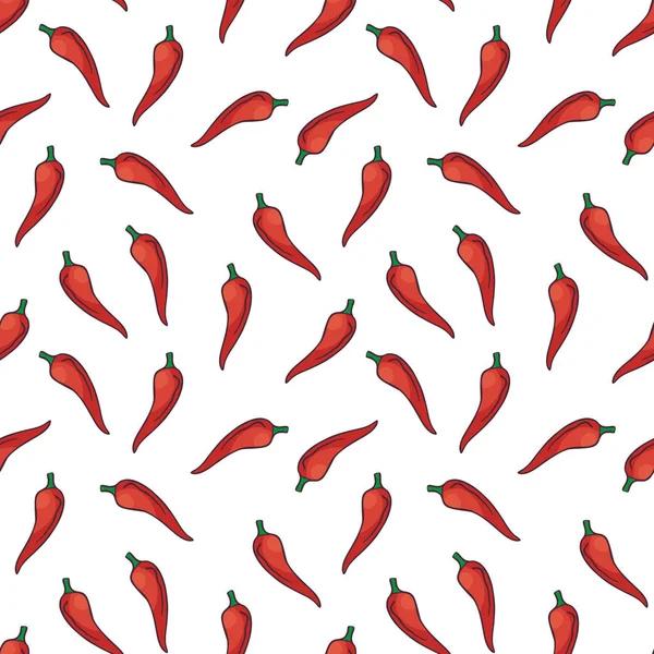 Doodle tarzı taze sebze görüntü ile renkli seamless modeli. Vektör arka plan.