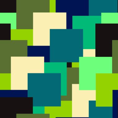 Seamless modeli. Kaotik kareler ile vektör soyut geometrik arka plan