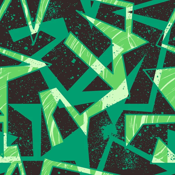 Eğri çizgiler, noktalar ile soyut kesintisiz geometrik desen. Grunge kentsel modeli boy için kağıt ambalaj kız, spor giyim,.