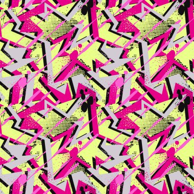 Soyut kentsel şablona sahip kusursuz arkaplan