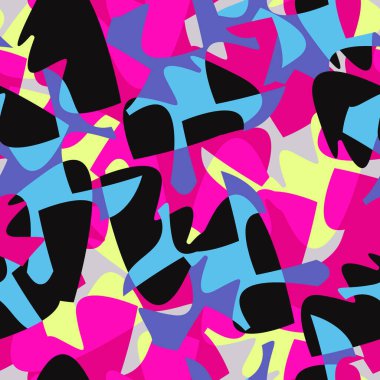 Dalga şekilli soyut renksiz desen