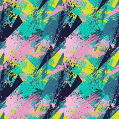 Soyut kentsel şablona sahip kusursuz arkaplan