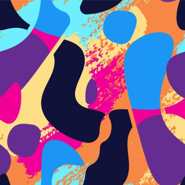 Soyut kentsel şablona sahip kusursuz arkaplan