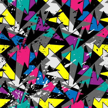 Soyut kentsel şablona sahip kusursuz arkaplan