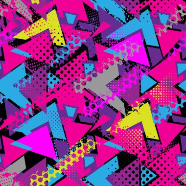 Soyut kentsel şablona sahip kusursuz arkaplan