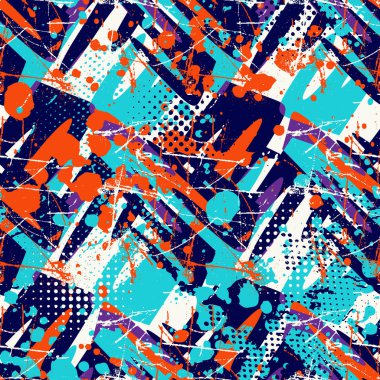 Soyut kentsel şablona sahip kusursuz arkaplan