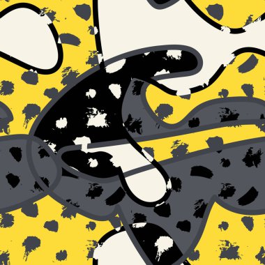 Soyut kentsel şablona sahip kusursuz arkaplan