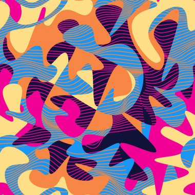 Soyut kentsel şablona sahip kusursuz arkaplan