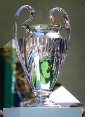 Kiev, Ukrayna 24 Mayıs, 2018: Şampiyonlar Ligi Kupası Uefa Kadınlar Şampiyonlar Ligi Vfl Wolfsburg - Lyon Kiev içinde Valeriy Lobanovskyi Dinamo Stadı nda final maçı sırasında 