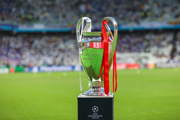 Kiev, Ukrayna - 26 Mayıs, 2018: Uefa Şampiyonlar Ligi Kupası final Uefa Şampiyonlar Ligi Liverpool ve Olimpiyskiy ulusal spor kompleksi, Real Madrid arasındaki maç