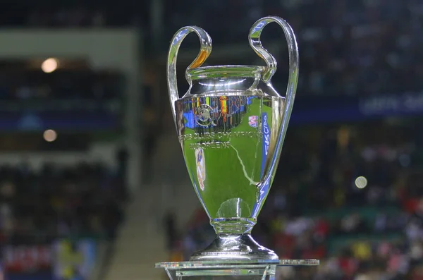 Uefa Champions League Trophy Coupe Des Stock Photo 1517530190