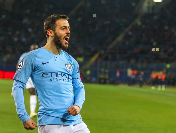 Kharkiv Ukrayna Ekim 2018 Portekizli Defans Bernardo Silva Sırasında Uefa — Stok fotoğraf