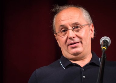 Poltava, Ukrayna - 7 Haziran 2019: Ukraynalı şair ve yayıncı, kurucu yayınevi 