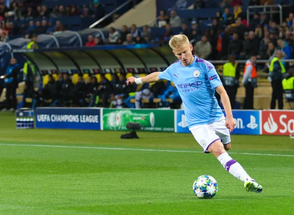 Kharkiv Ucrania Septiembre 2019 Futbolista Profesional Ucraniano Oleksandr Zinchenko Durante — Foto de Stock