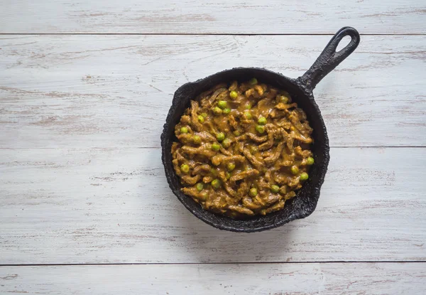 Keema Beef Curry - plato indio con carne . —  Fotos de Stock