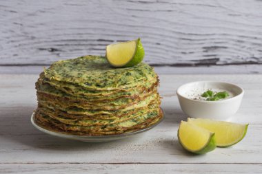 Ispanak Adai - Hint yeşil krep. Ramazan gıda