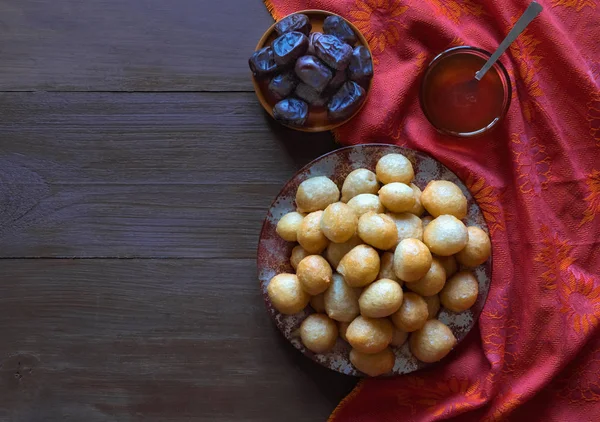 Luqaimat - traditional sweet dumplings of UAE.