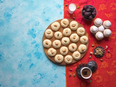 Ghorayeba tatlıları. Bayram yer. Ramazan tatlıları.